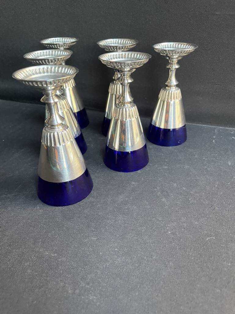 Box of 6 overlay liqueur glasses - Bristol