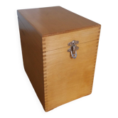Wooden card box