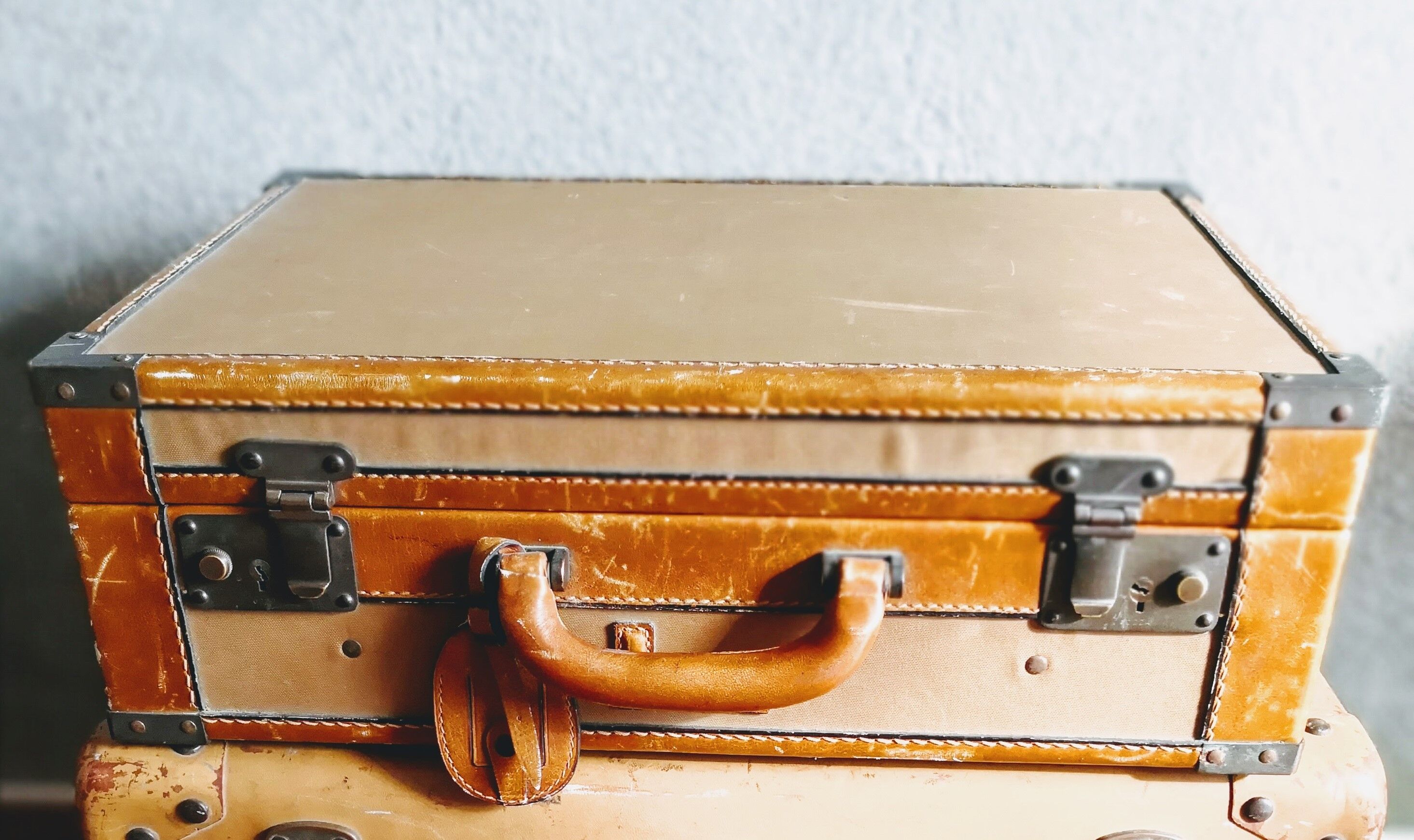 Lancel vintage suitcase