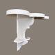 Old wooden wall corner shelf