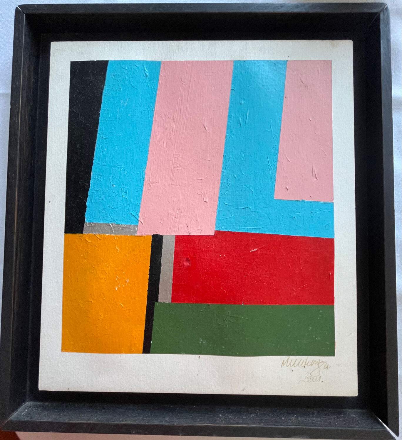 Tableau: oil on panel Contemporary artist