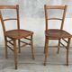 Paire de chaises de bistrot 1930