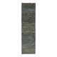 Handwoven Turkish Rustic 90 cm x 320 cm Blue Wool Runner Carpet