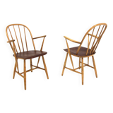 Set of 2 Scandinavian armchairs "Mod 34T", Nesto, Sweden, 1960