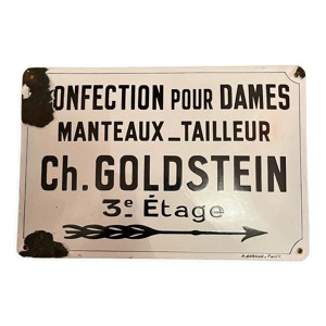 Plaque émaillée