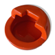 Vintage orange ashtray