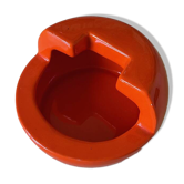 Vintage orange ashtray