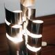 Lampada Da Tavolo Design In Acciaio Cromato A Spirale LAMA Italy Anni
