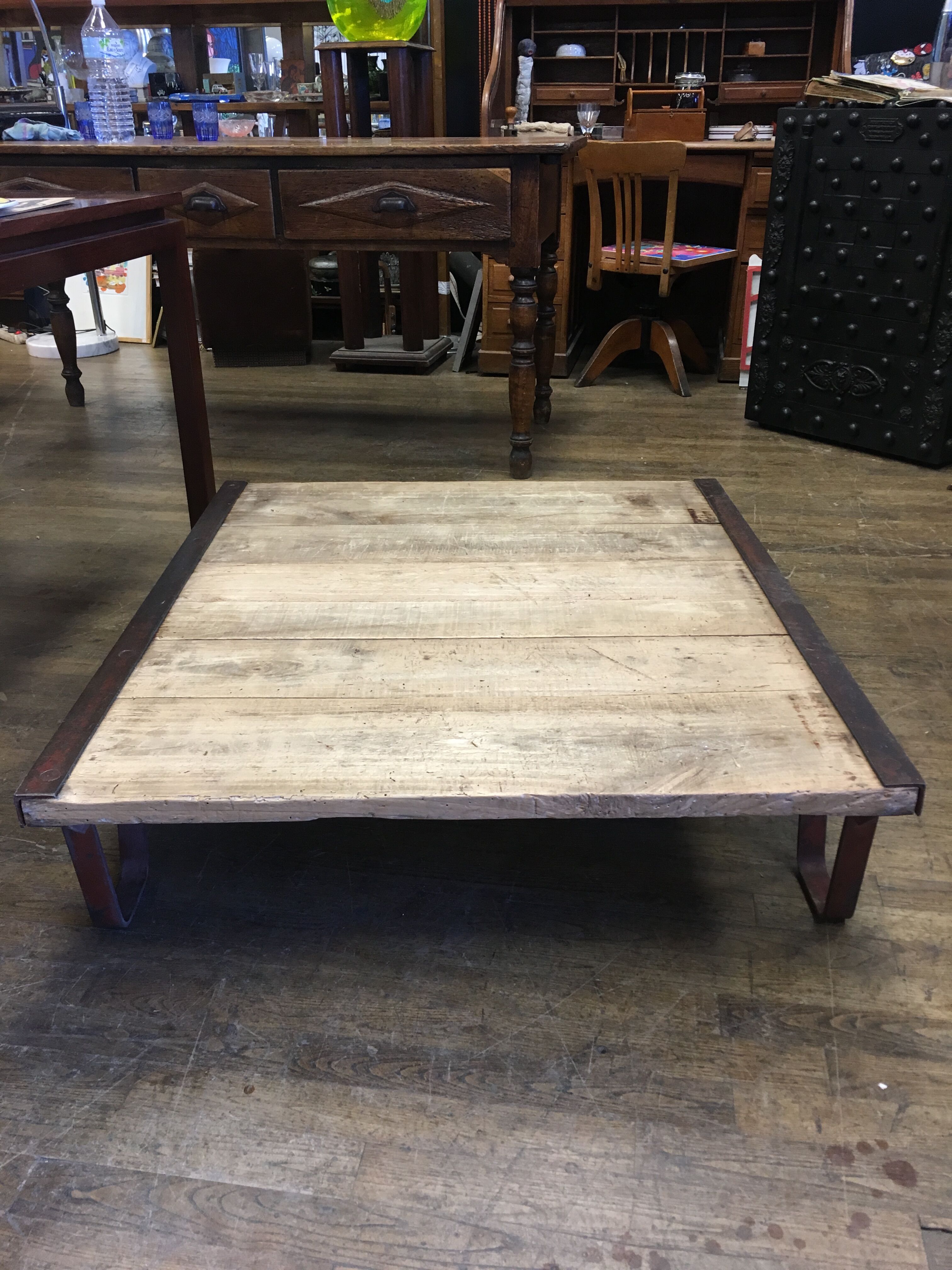 Industrial coffee table