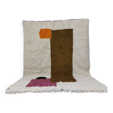 Handmade wool Berber rug 300 x 210 cm