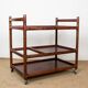 Danish Rosewood Serving Trolley, 3 Tier by Johannes Andersen for Silkeborg 196