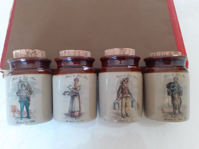 Pots en gres pearsons of chesterfield - 1810 - métiers du vieux paris