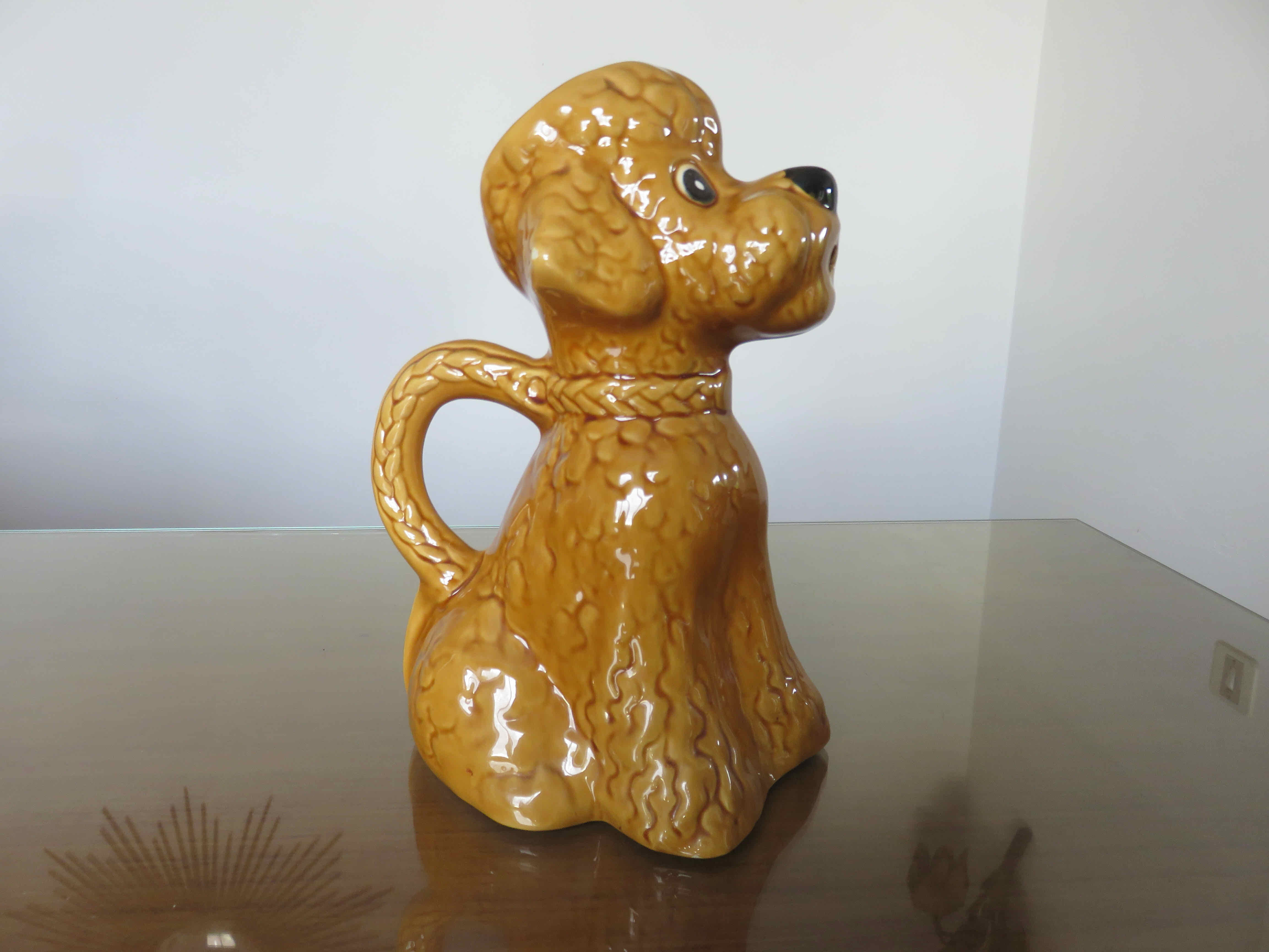 Pitcher "POODLE" ceramic 50s 60s
