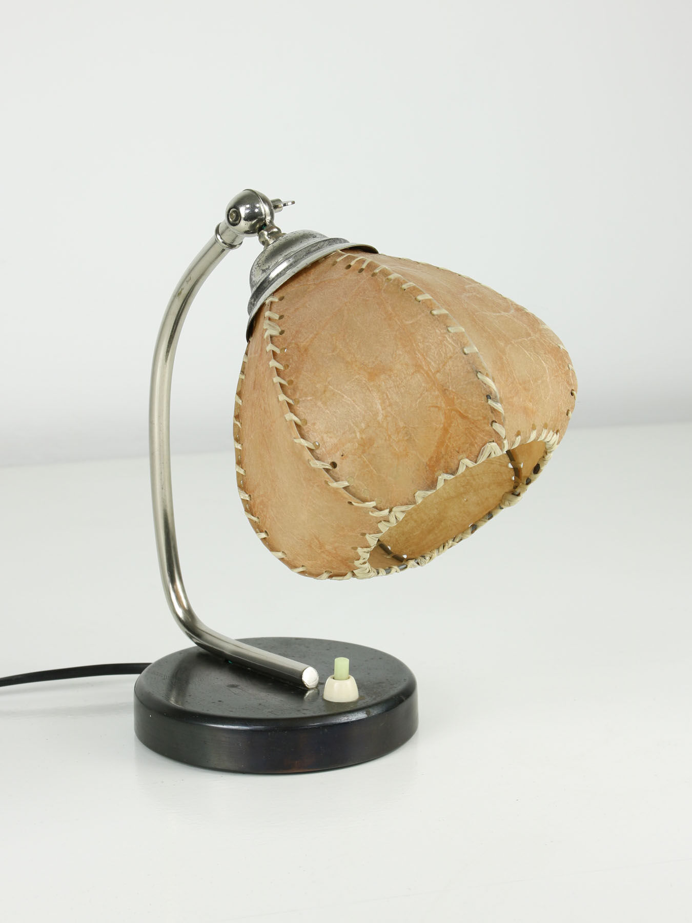 Vintage parchement table lamp