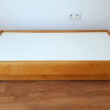Table basse en cuir 1970