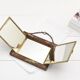 Antique Triptych Wall Mirror – Vintage 1940s Folding Dressing Table Mirror
