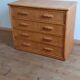 Vintage wicker and rattan 4-drawer chest of drawers