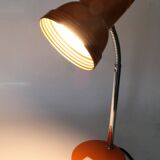 1970s orange desk lamp by Massive