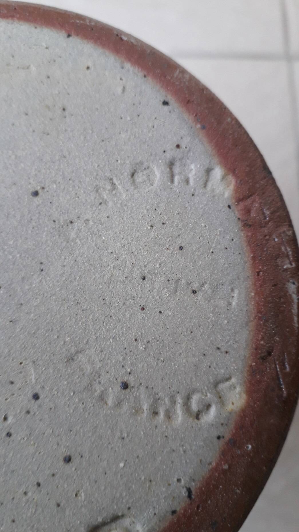 Saint Amand Normandy stoneware pitcher