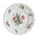 Assiette Lunéville fleurs peintes à la main