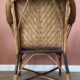 Vintage rattan armchair
