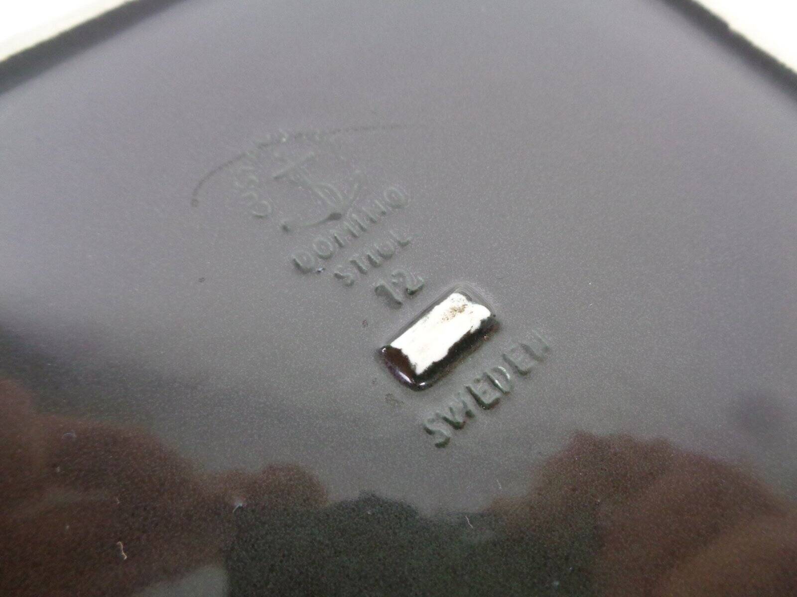 Domino Plate by Stig Lindberg for Gustavsberg, 1950s