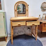 Rattan dressing table