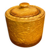 Antique pillivuyt terrine in a pate shape in a vintage porcelain fired crust