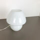 "Mushroom" Murano glass table desktop light made  by Vetri Murano, Italy, 1970s