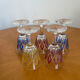 Ensemble de 5 verres à liqueur en cristal Reims 1950