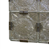 Suspension cube cut glass of kamenický senov, 1970