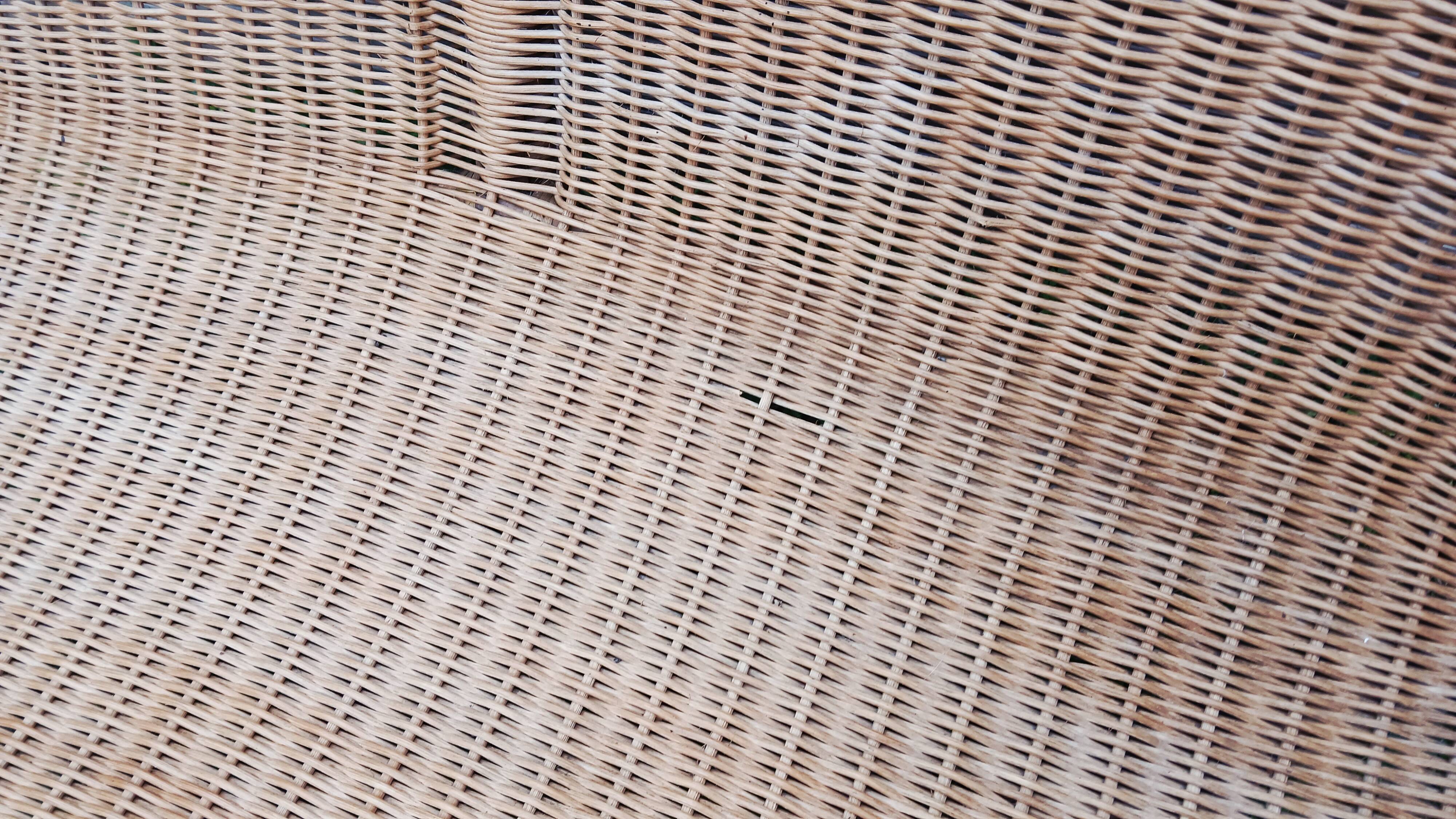 Salon d'hiver ancien en rotin (7 pièces)