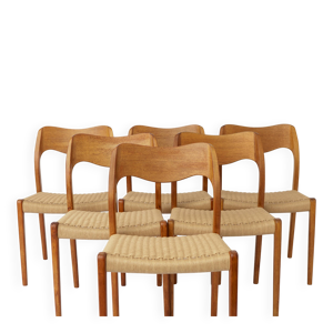 Ensemble de 6 chaises - niels