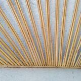 Tête de lit en rotin 120 cm années 60
