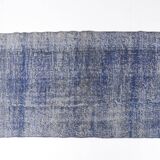 Blue Hallway Turkish Runner Rug sku1070