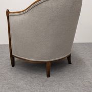 Pair of Art Deco gondola armchairs, France circa 1920