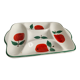 Italian earthenware top, hand painted 1963