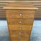 Petite Commode chêne six tiroirs
