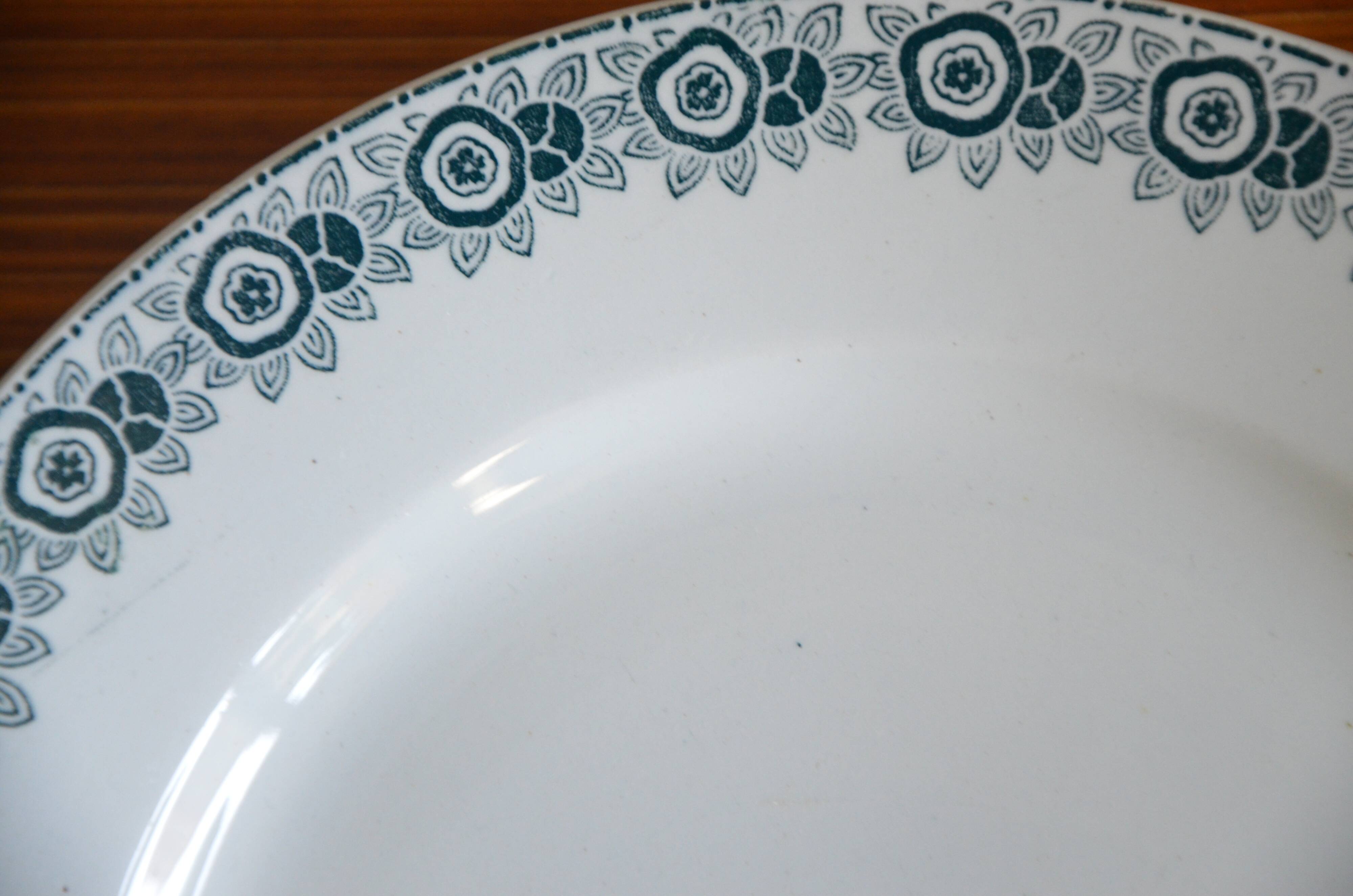 Lot de 6 assiettes Saint Amand collection Ibéria