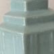Blue art deco vase odyv celadon