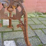 Art Nouveau cast iron garden table bistro table