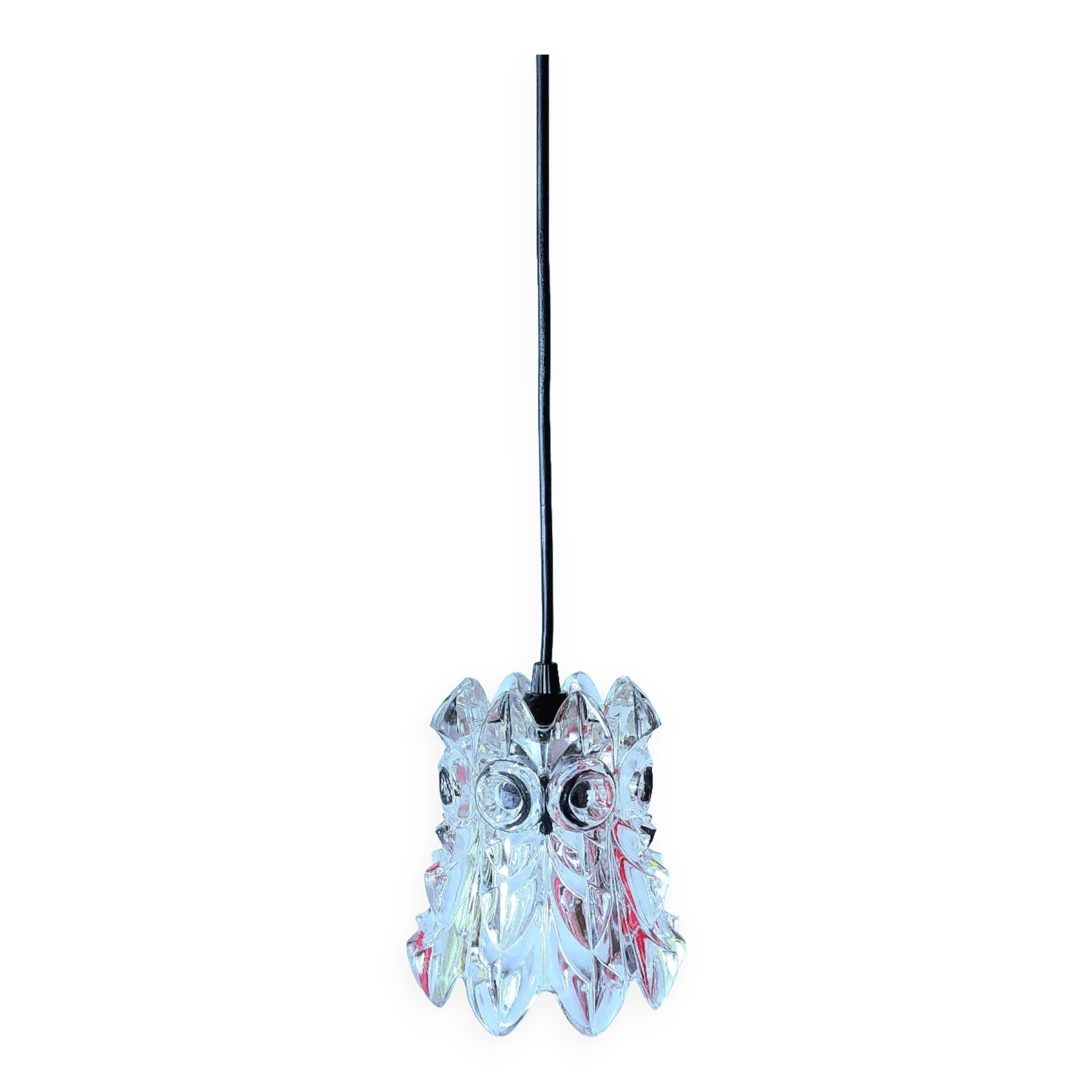 Crystal pendant lamp 70s