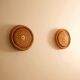Rattan wall sconces