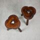 Paire de tabourets en bois, art populaire espagnol