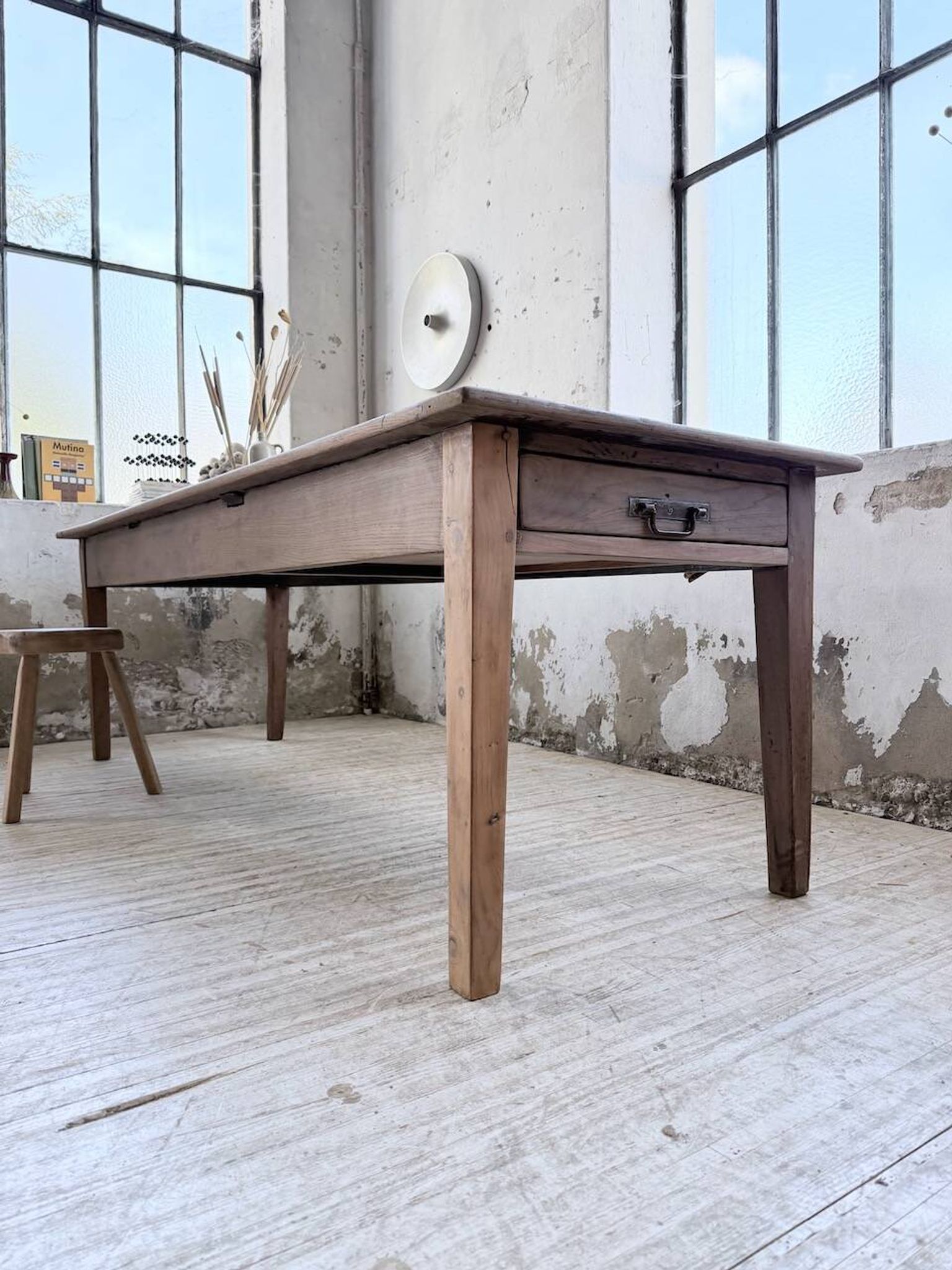 XL oak farmhouse table 1950 235cm