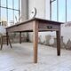 Table de ferme en chêne XL 1950 235cm