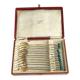 Coffret de cuillères en argent indonésien