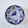 Antique Faenza soup plate made and hand painted in Italy and signed 1950s, p