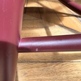 Chaise en bois, FDB Mobler J46 bordeaux