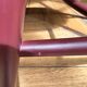 Wooden chair, FDB Mobler J46 burgundy